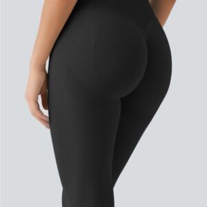 NWT Halara Ultrasculpt Butt Lifting Booty Cinch Seamless Black Leggings size XL